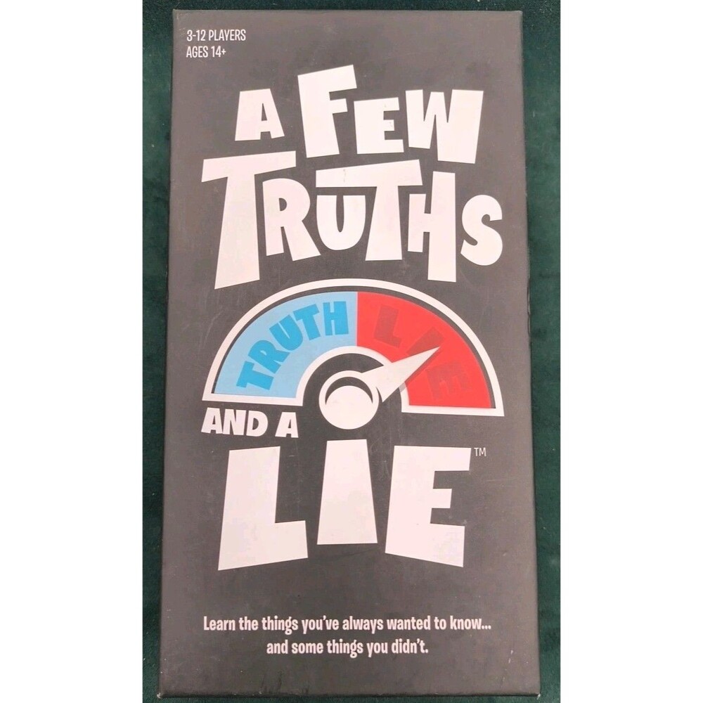2024 A Few Truths And A Lie By Goliath Games 100% Complete